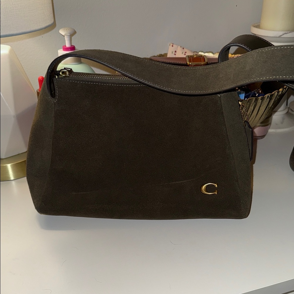 Coach Olive Suede Lola bag